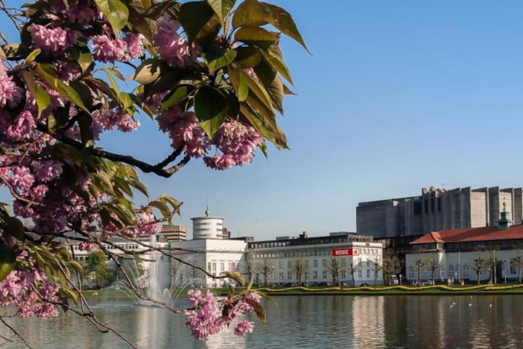 Spacious Historical Art Oasis In The City Center 卑爾根 外观 照片
